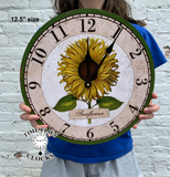 Flower Clock- Sunflower Clock