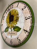 Flower Clock- Sunflower Clock
