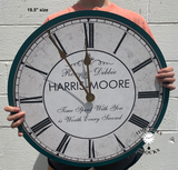 Unique Wedding Clock - Time Spent With You Personalized Design