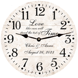 Test of Time Wedding Clock
