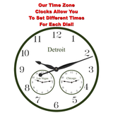 Personalized Time Zone Clock – Custom Multi-Time Zone Display