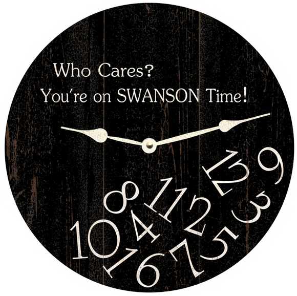 Personalized Whatever Clock