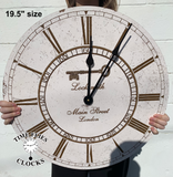 London Locksmith Clock 19.5" size