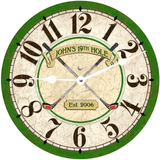 Personalized golf clock