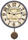 Navy Blue Golf Pendulum Clock