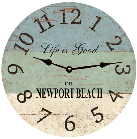 Personalized Beach Clock