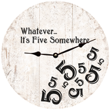 Five O'Clock Somewhere Clock