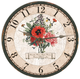 French Bouquet Clock- French Clock