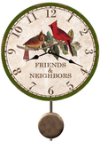 Friends And Neighbors Cardinal Clock - 5
