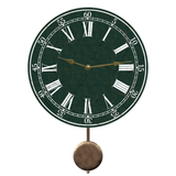 Green pendulum clock