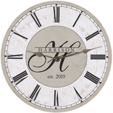 Household Clock Silver Hands