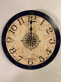 Rustic Compass Clock