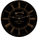Black Clock- London Locksmith Clock