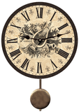 Large Toile Pendulum Clock