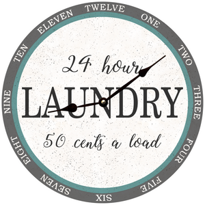 Laundry Room Clock