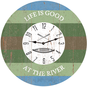 Life is Good at the River Clock