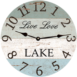 Live Love Lake Clock