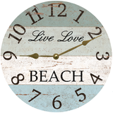 Live Love Beach Clock