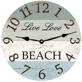 Live Love Beach Clock