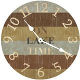 On Lake Time Wall Clock