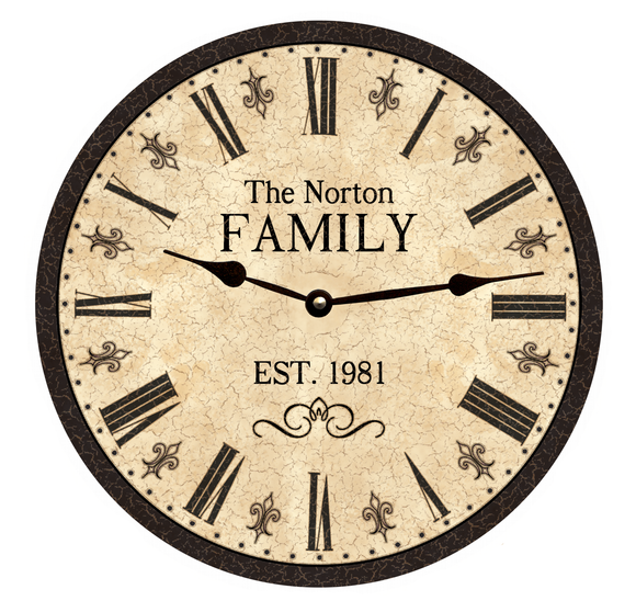 Oversized Family Clock