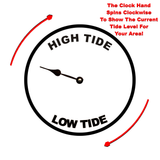 Personalized Beach Decor: Custom Wave Tide Clock-3