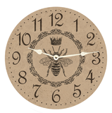 Queen Bee Clock with white hands