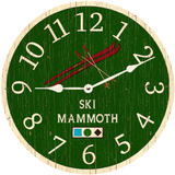 Ski Lodge Clock - 2