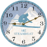 Personalized Skier Clock