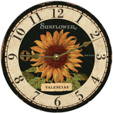 Valencias Sunflower Clock