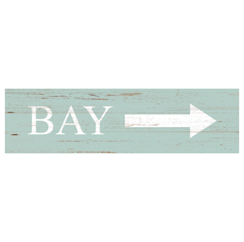Bay Sign- Bay Sign with Arrow