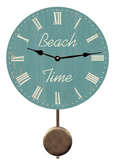 Beach Time Pendulum Clock