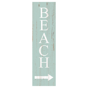 Vertical Beach Arrow Sign