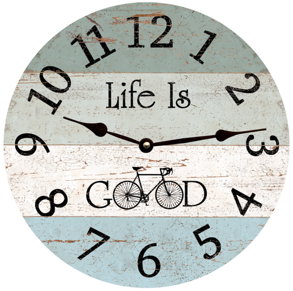 Life Is Good Wall Clock