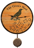Black Crow Whatever Clock with pendulum