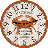 Personalized Crab Clock