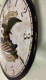 Patriotic Clock- Patriotic Clock- Eagle Wall Clock