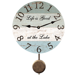 Four Color Lake Clock Pendulum Clock