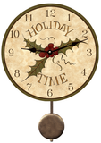 Holiday Time Pendulum Clock