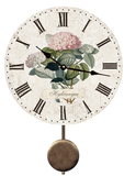 Hydrangea Clock with Pendulum