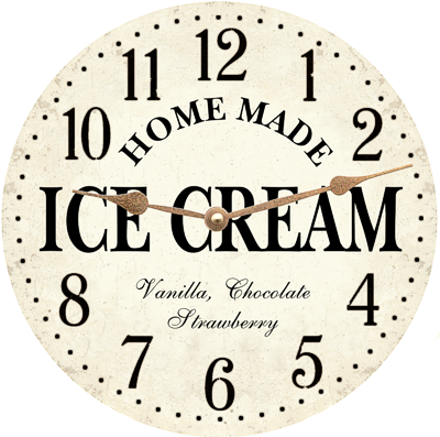 Ice Cream Clock