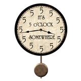 Its 5 o Clock Somewhere Wall Clock