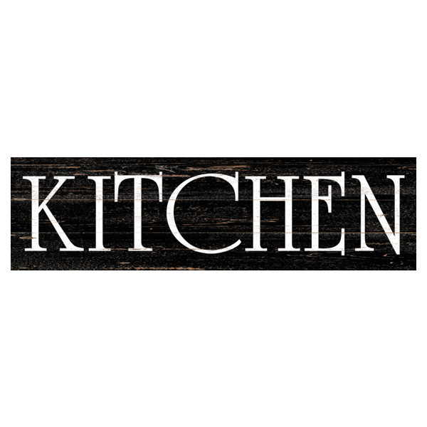 Kitchen Wall Sign- Kitchen Sign- Black Kitchen Sign