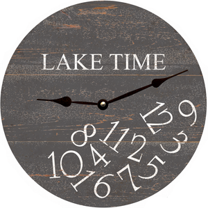 Lake Time Whatever Clock