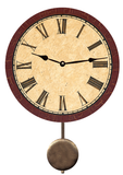 Maroon Pendulum Clock