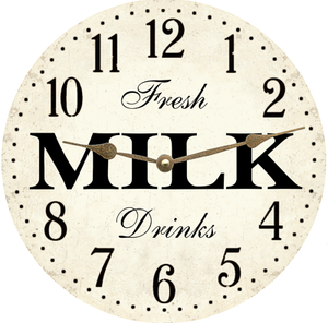 お買い得アイテム Fresh Milk Wall Clock ニューゲート イギリス | www