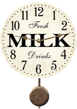 Milk Clock with pendulum