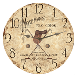 Saddle Clock- Moseman's Polo Goods Clock- New York Saddle Clock
