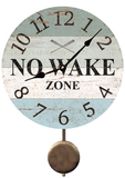 No Wake Zone Pendulum Clock