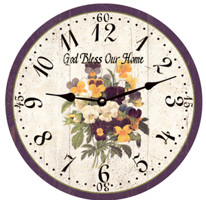 Pansy Clock